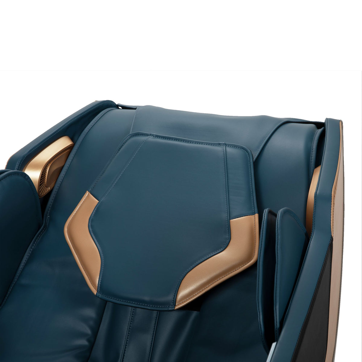 Enrich Navy PU Massage Chair - Ornate Home
