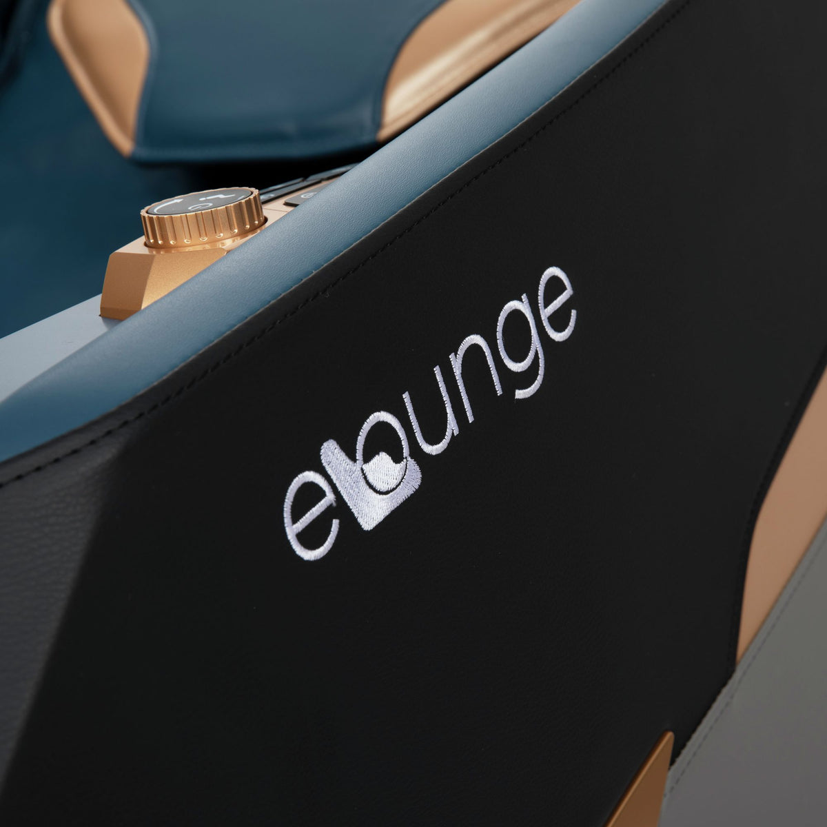 Enrich Navy PU Massage Chair - Ornate Home