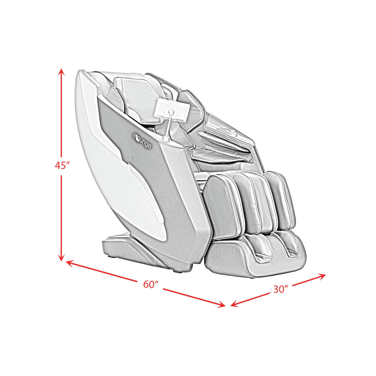 Enrich Navy PU Massage Chair - Ornate Home