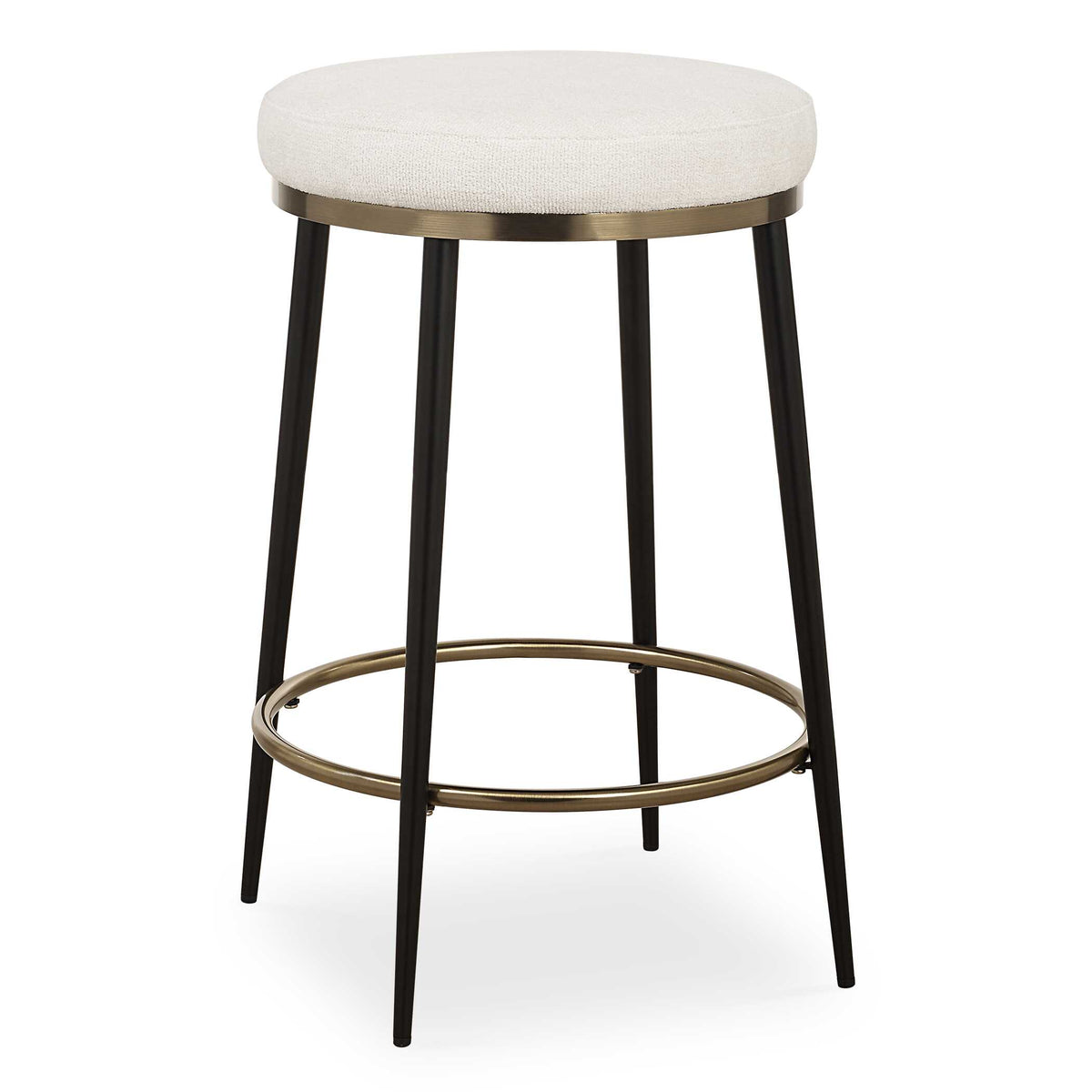 Ensemble Cream Counter Stool - Ornate Home