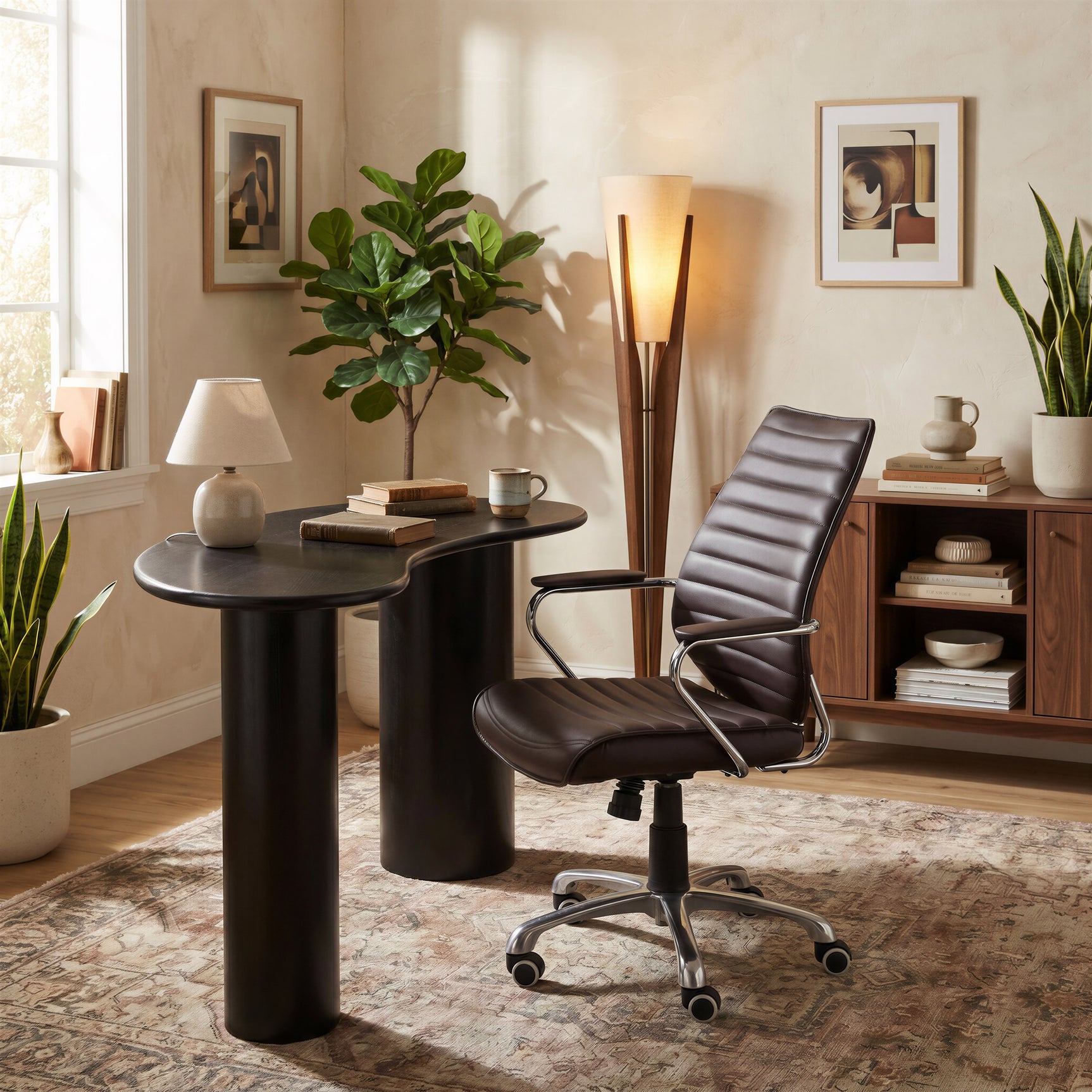 Enterprise Espresso Low Back Office Chair