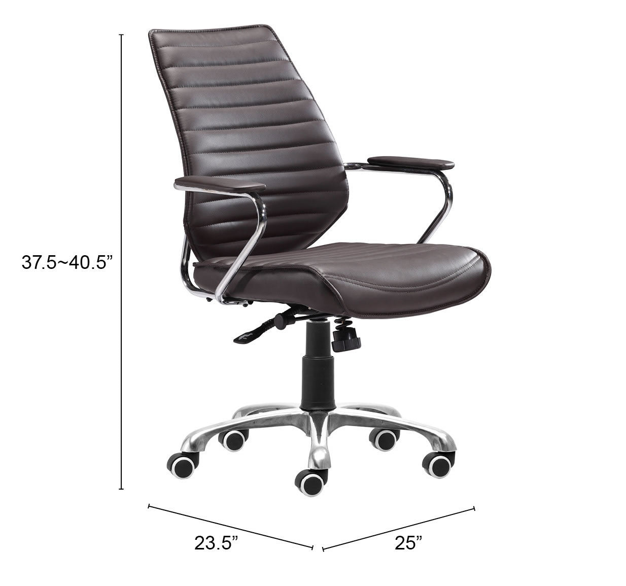 Enterprise Espresso Low Back Office Chair