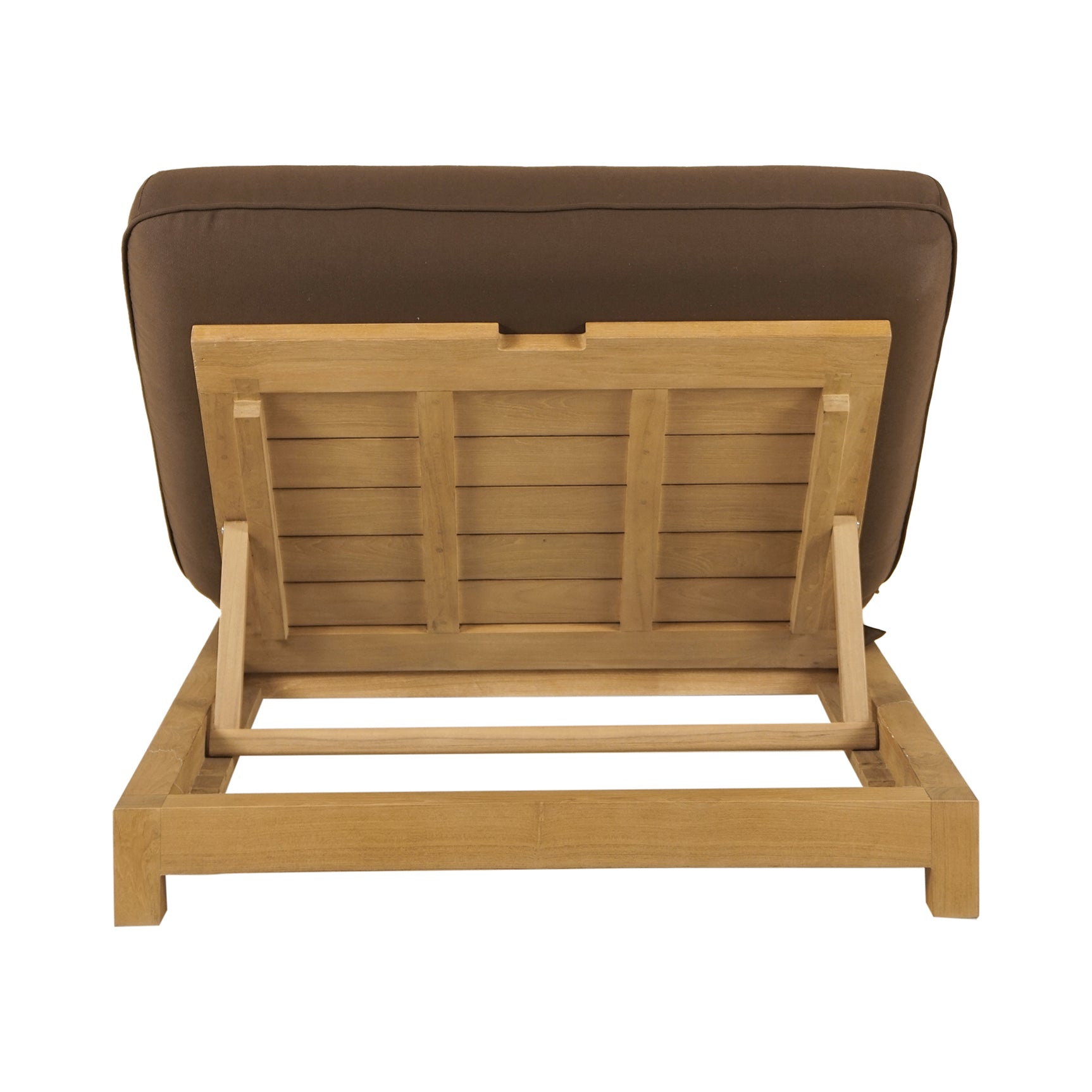 Enzo Brown Outdoor Adjustable Lounge Chair - Ornate Home