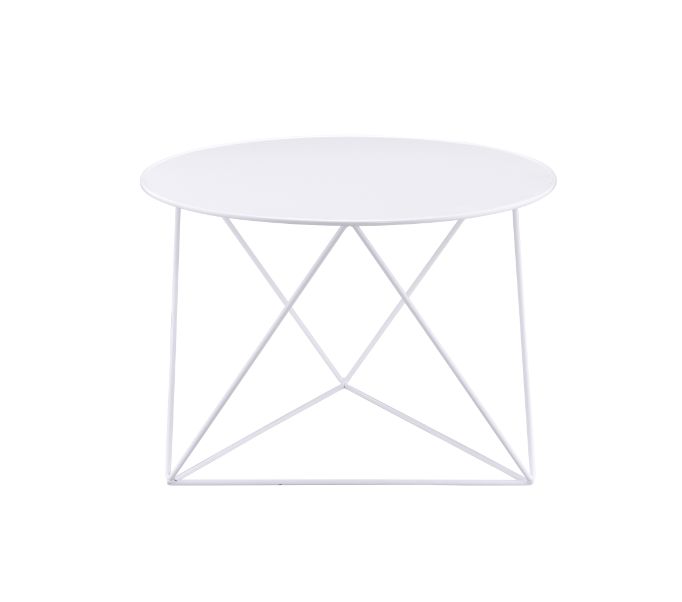 Epidia White Accent Table - Ornate Home