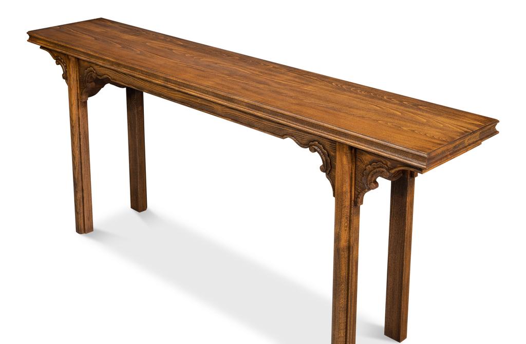 Equestrian Brown Console Table - Ornate Home