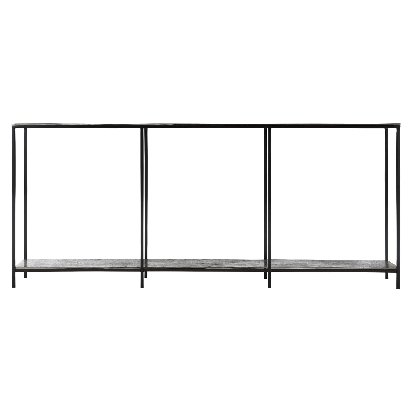 Equinox Nickel Console Table - Ornate Home