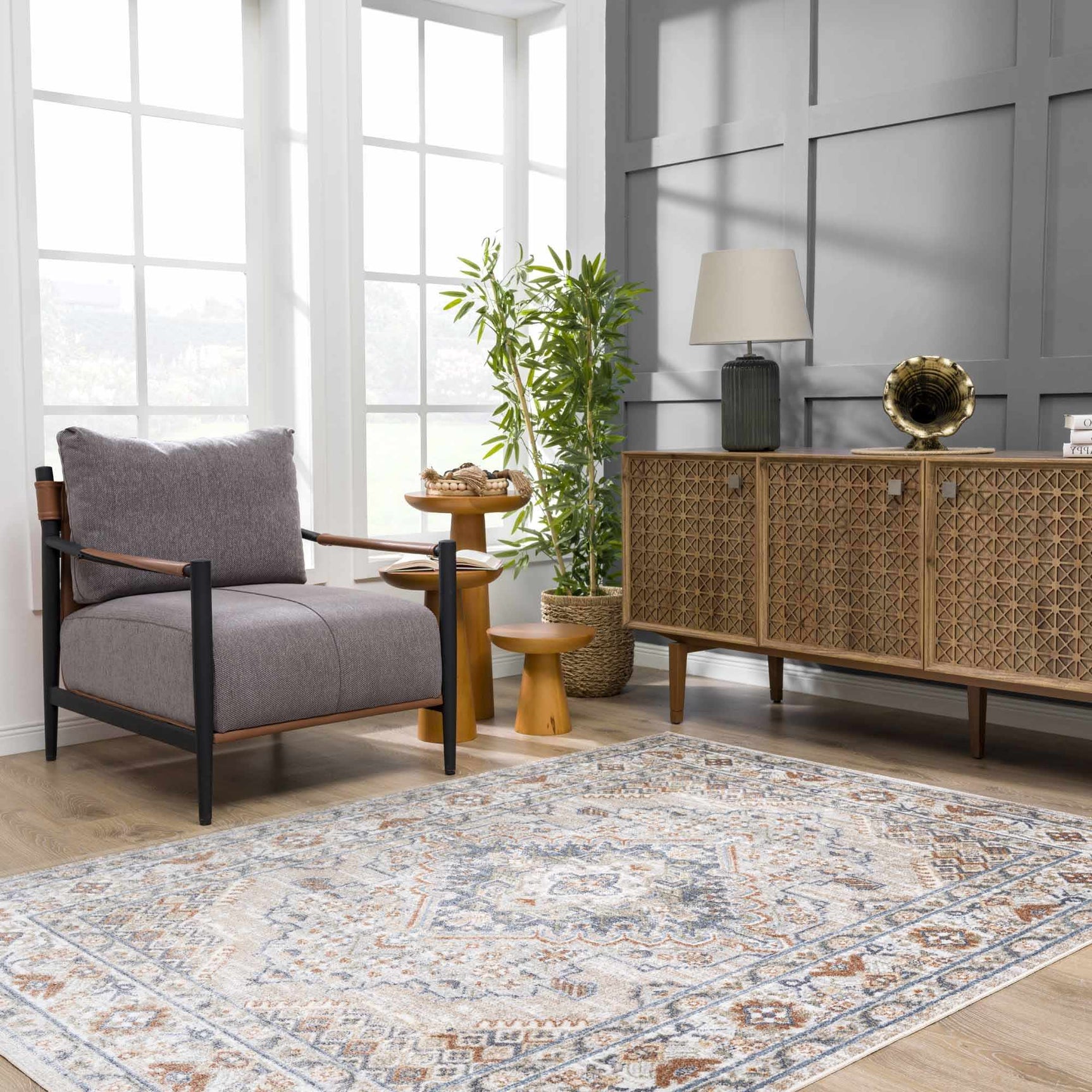 Erez Flat Pile Washable Rug - Promo - Ornate Home