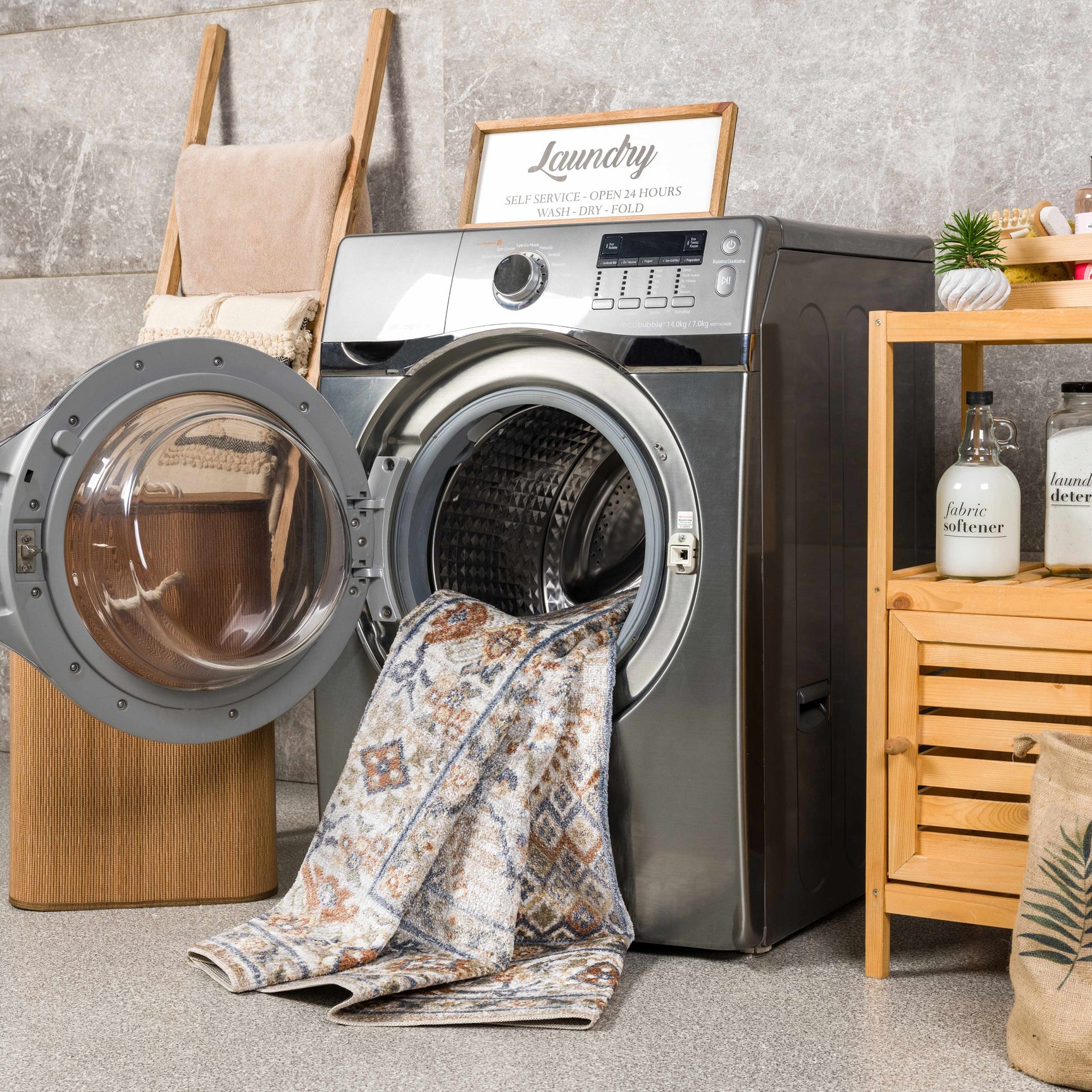 Erez Washable Area Rug - Ornate Home