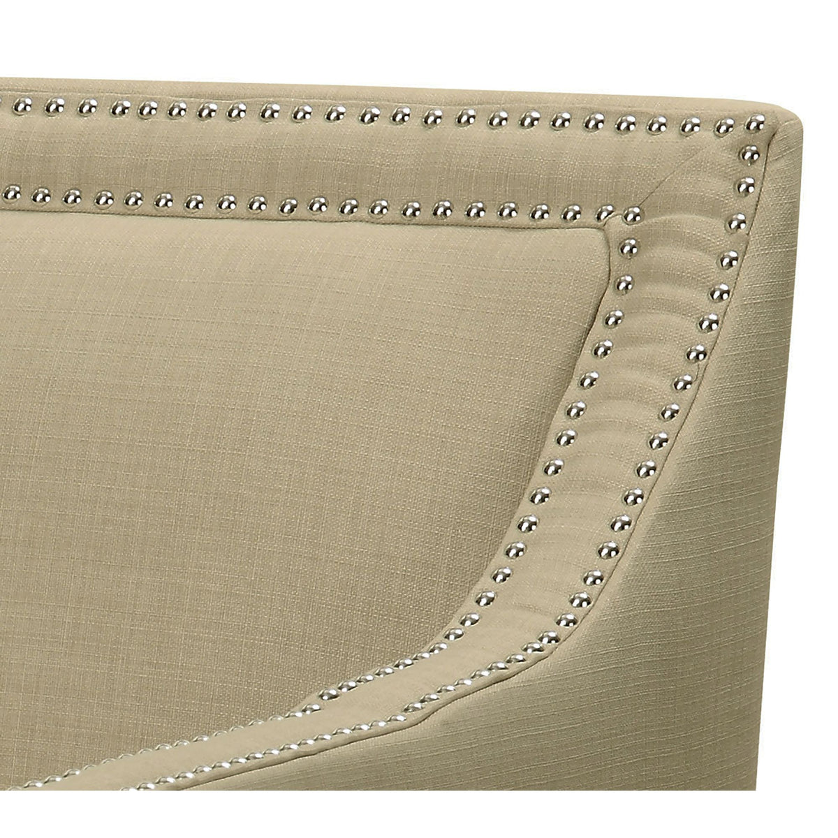 Erica Heirloom Natural Chair with Chrome Nails - Ornate Home