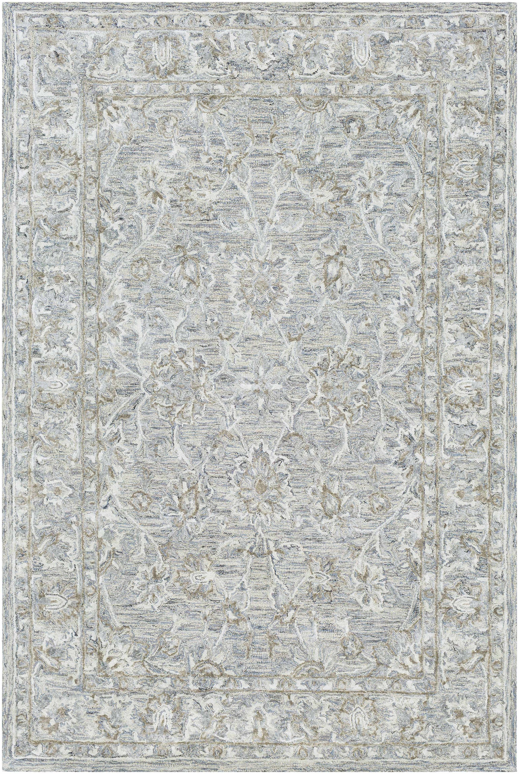 Eriline Wool & Faux Silk Rug - Ornate Home