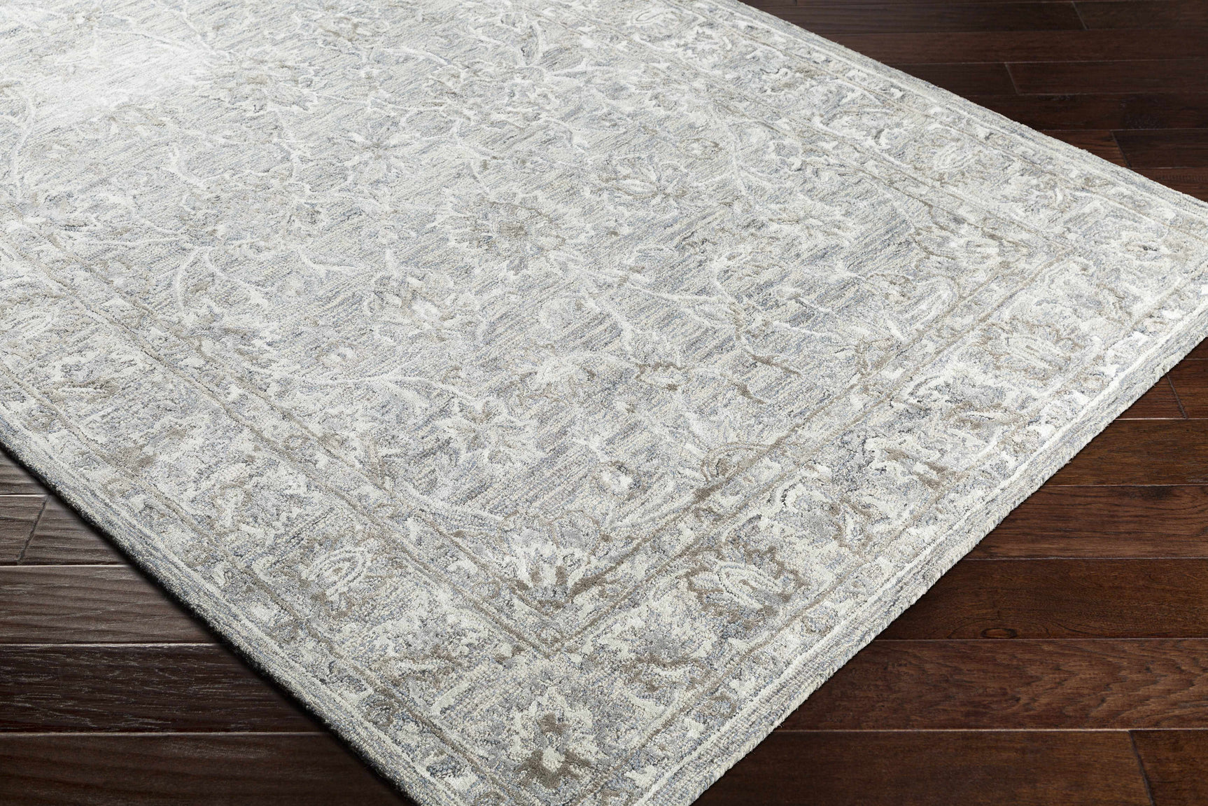 Eriline Wool & Faux Silk Rug - Ornate Home