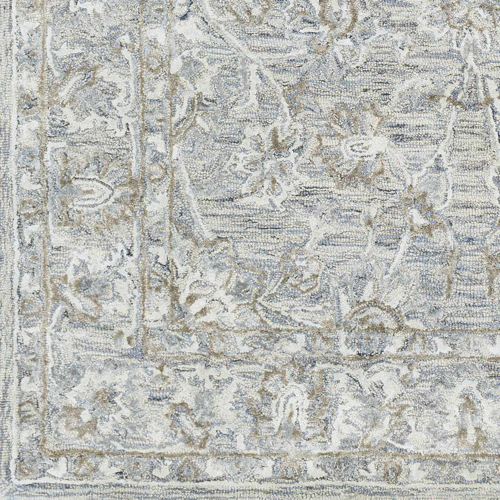 Eriline Wool & Faux Silk Rug - Ornate Home