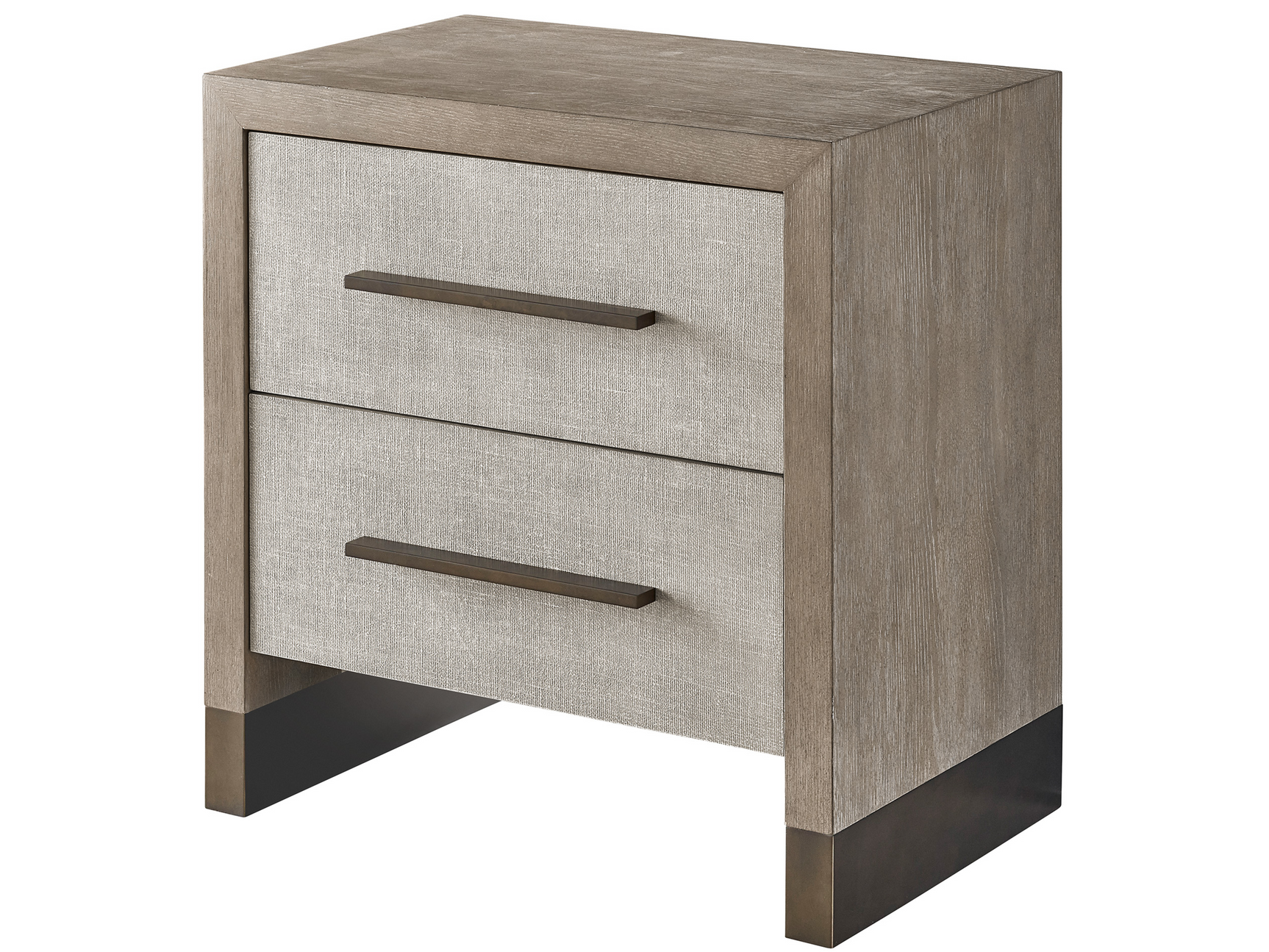 ErinnV x Universal Weathered Oak Nightstand - Ornate Home