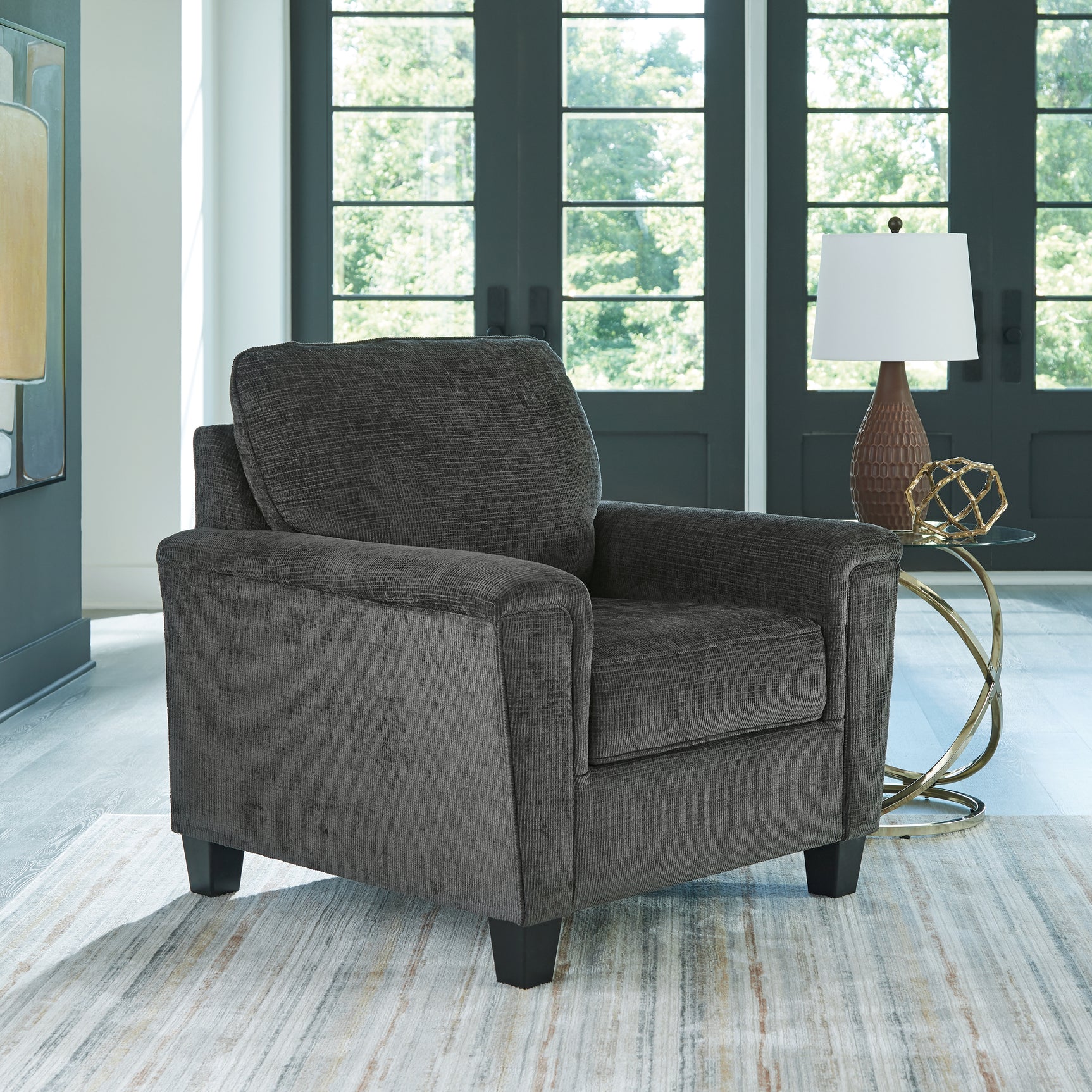 Erinslane Dusk Sofa, Loveseat, Chair and Ottoman - Ornate Home