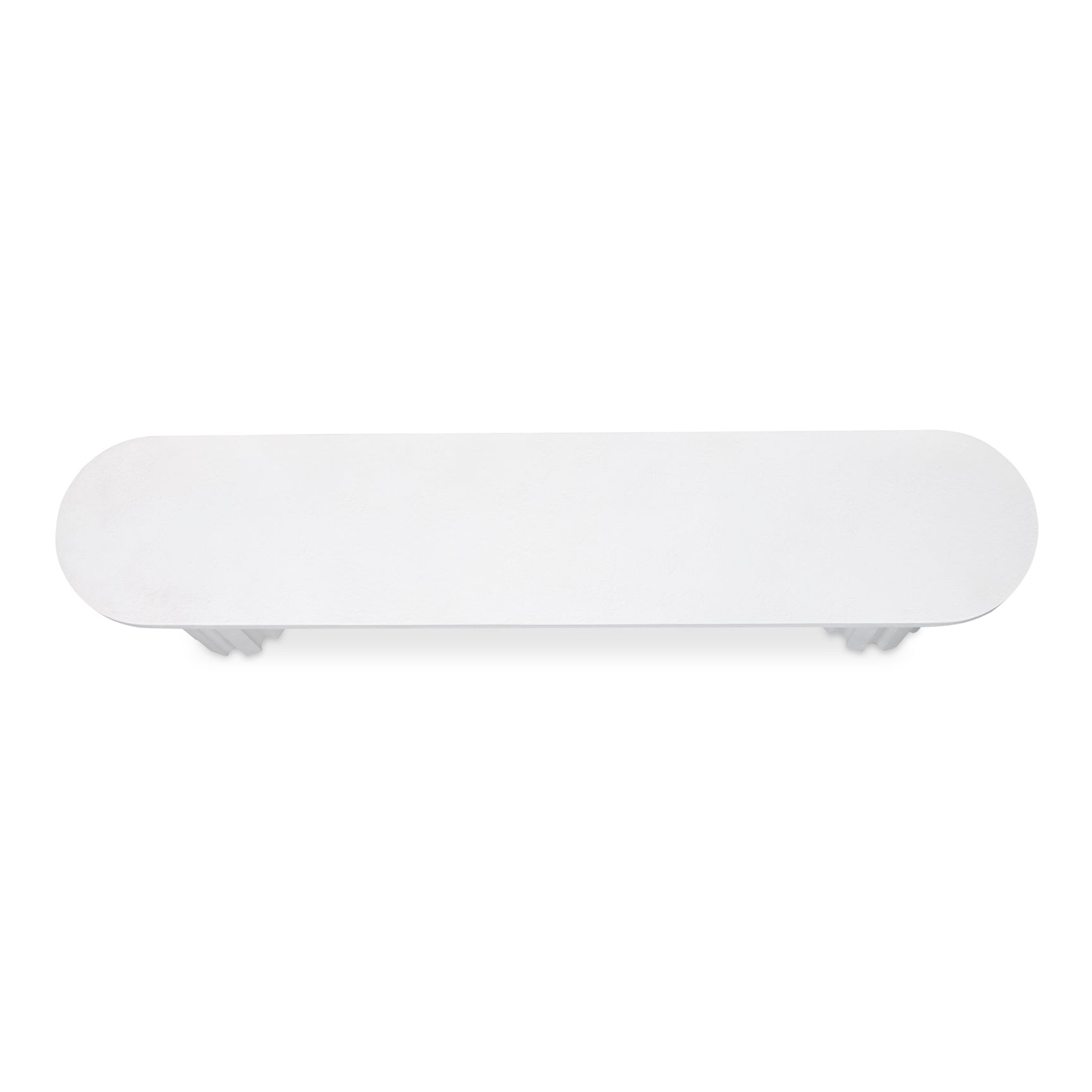 Eris White Outdoor Dining Bench - Ornate Home