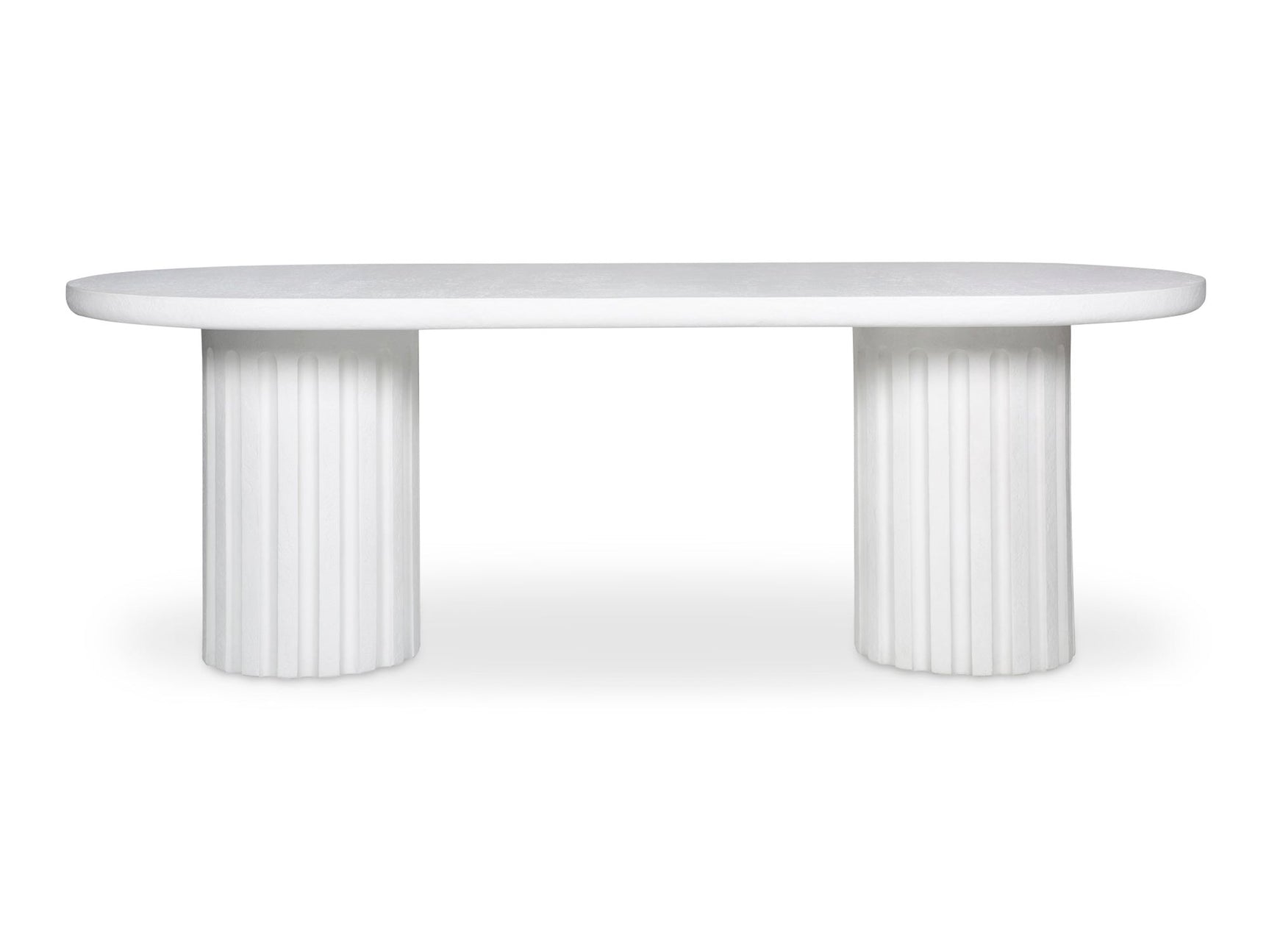 Eris White Outdoor Dining Table - Ornate Home