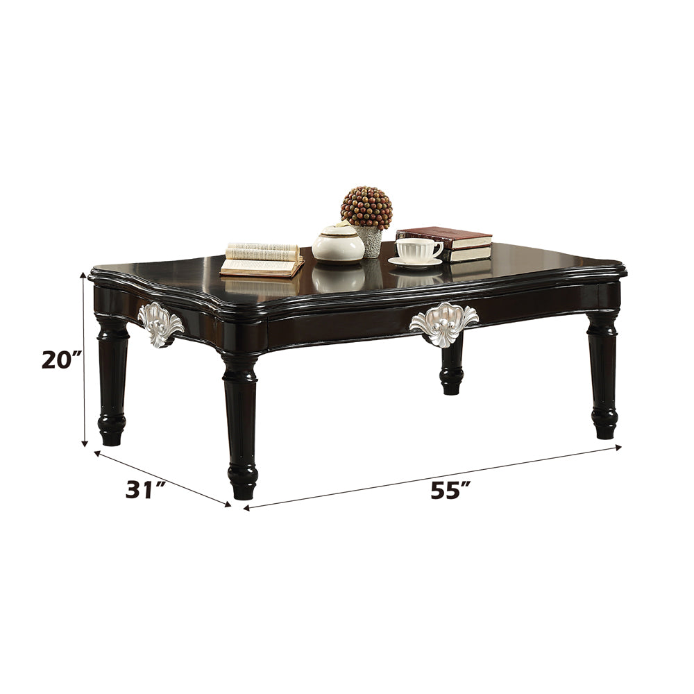 Ernestine Coffee Table in Black - Ornate Home