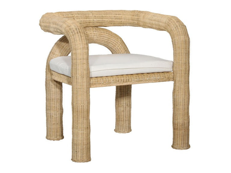 Ernestine Natural/Off White Occasional Chair - Ornate Home