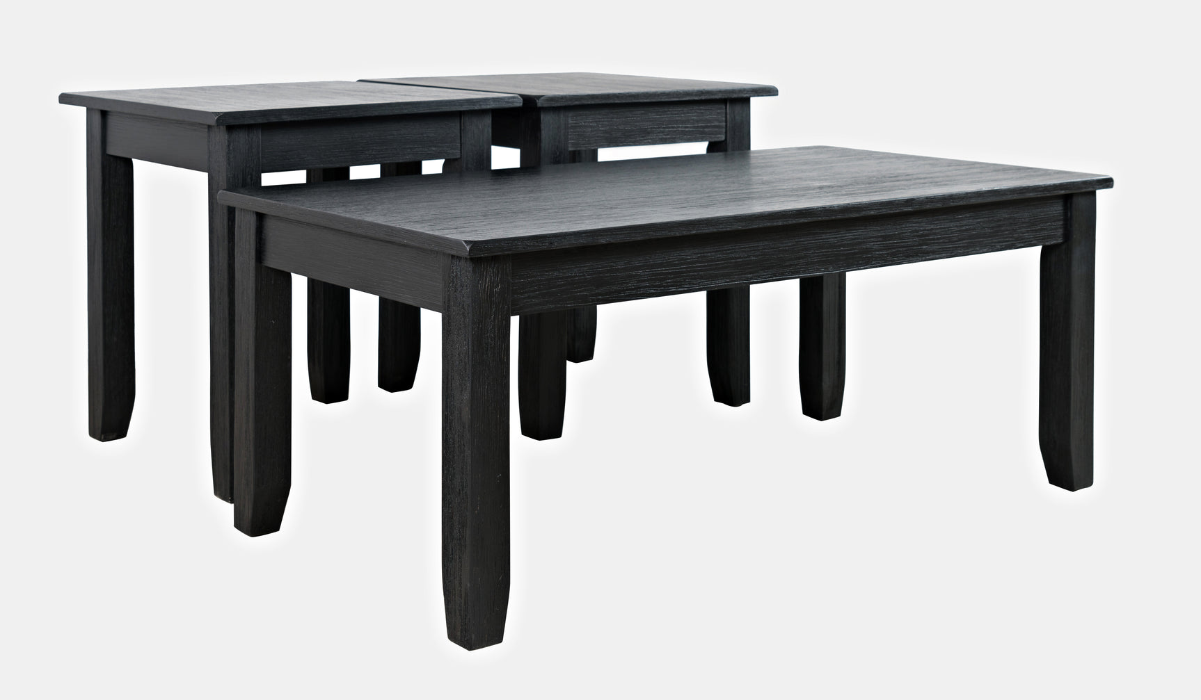 Eros Black Occasional 3-Pc Occasional Table Set - Ornate Home