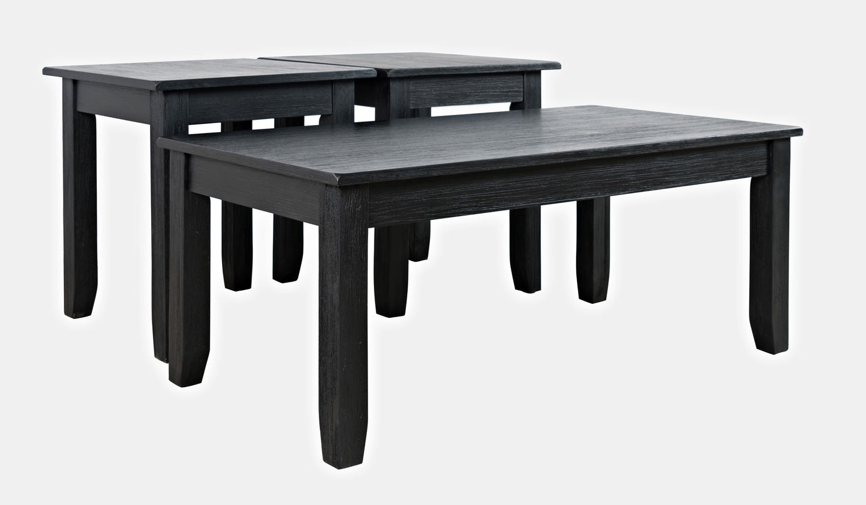 Eros Black Occasional 3-Pc Occasional Table Set - Ornate Home