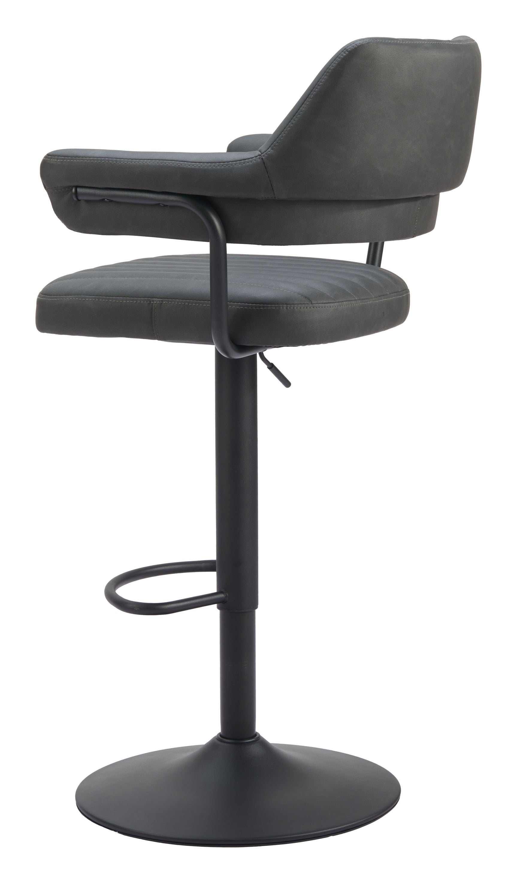 Erret Gray Barstool - Ornate Home