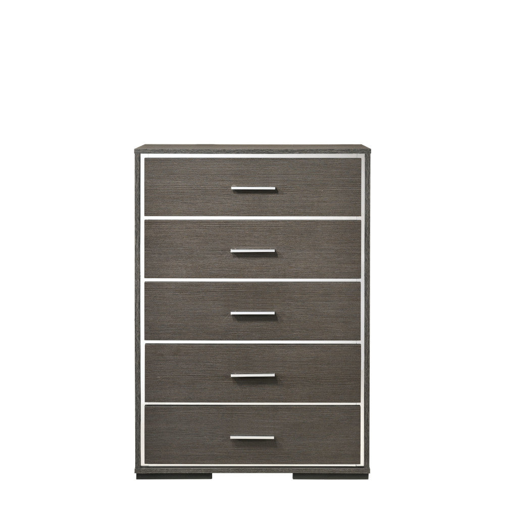 Escher Gray Oak Chest - Ornate Home