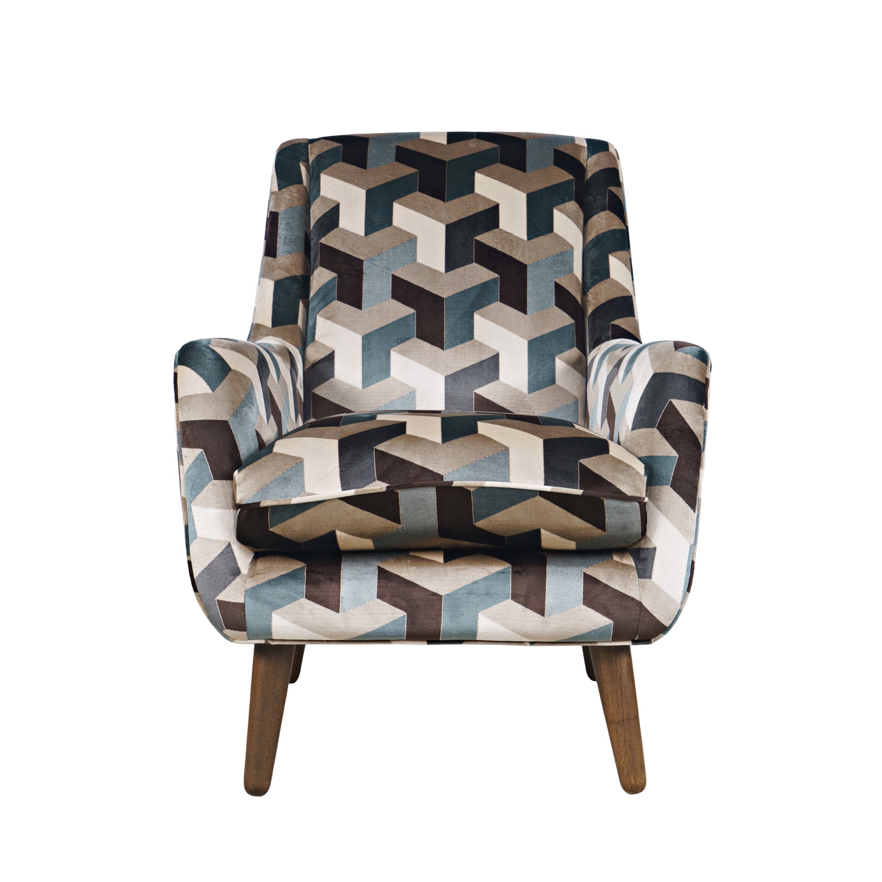 Escher Multicolor Accent Chair - Ornate Home