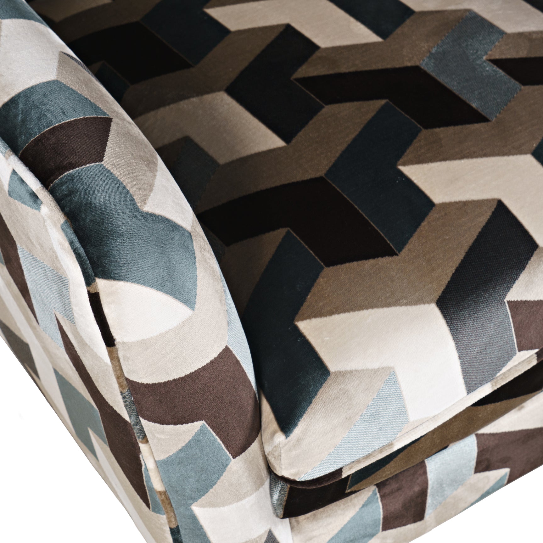 Escher Multicolor Accent Chair - Ornate Home