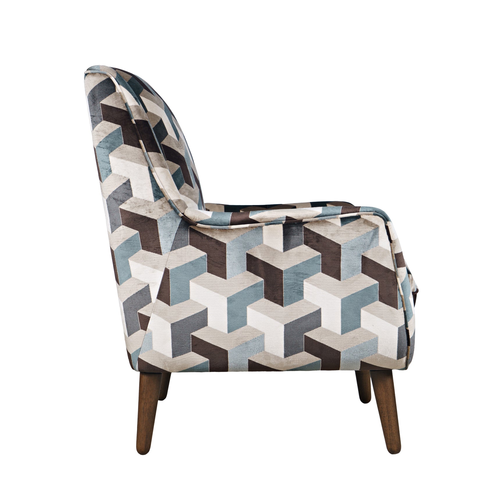 Escher Multicolor Accent Chair - Ornate Home