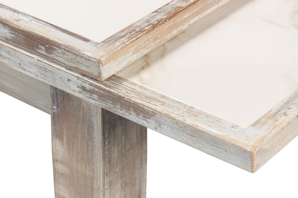Essential Dining Grey Rect. Extension Dining Table - Ornate Home