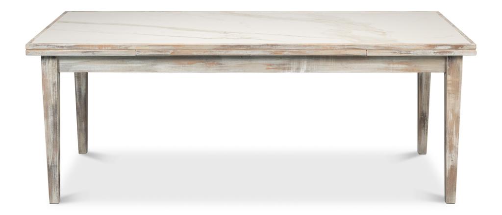 Essential Dining Grey Rect. Extension Dining Table - Ornate Home