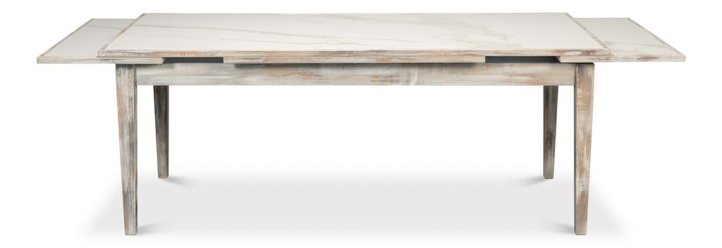 Essential Dining Grey Rect. Extension Dining Table - Ornate Home