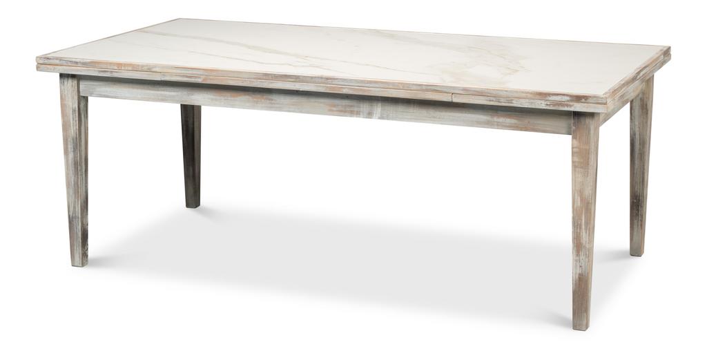 Essential Dining Grey Rect. Extension Dining Table - Ornate Home