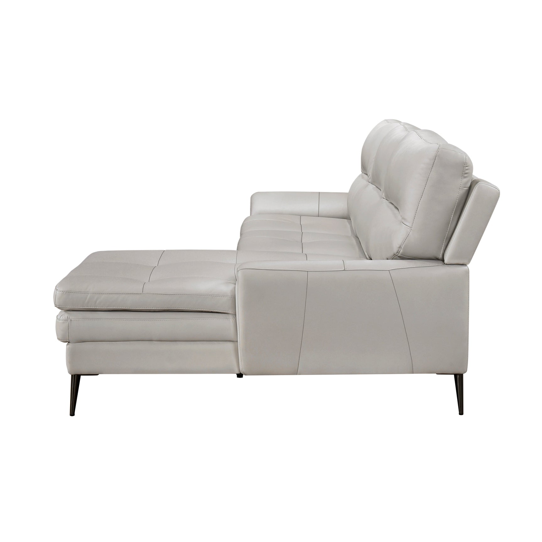 Essex Gray 2-Piece Sectional with Right Chaise - Ornate Home