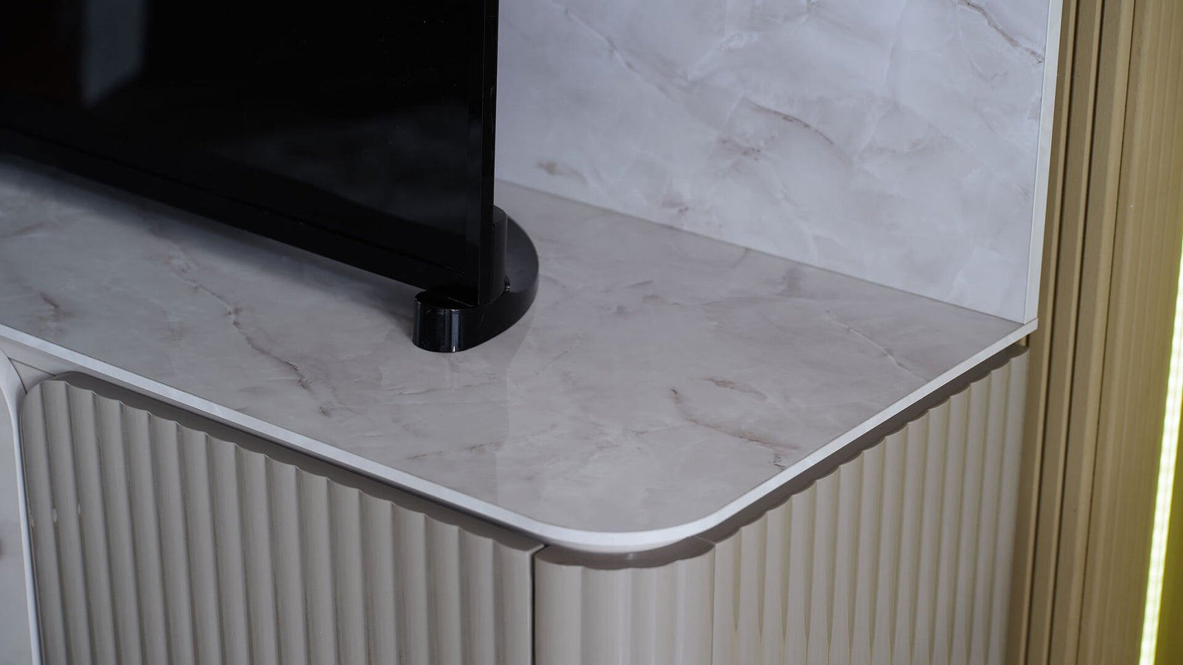 Estella Beige TV Stand - Ornate Home