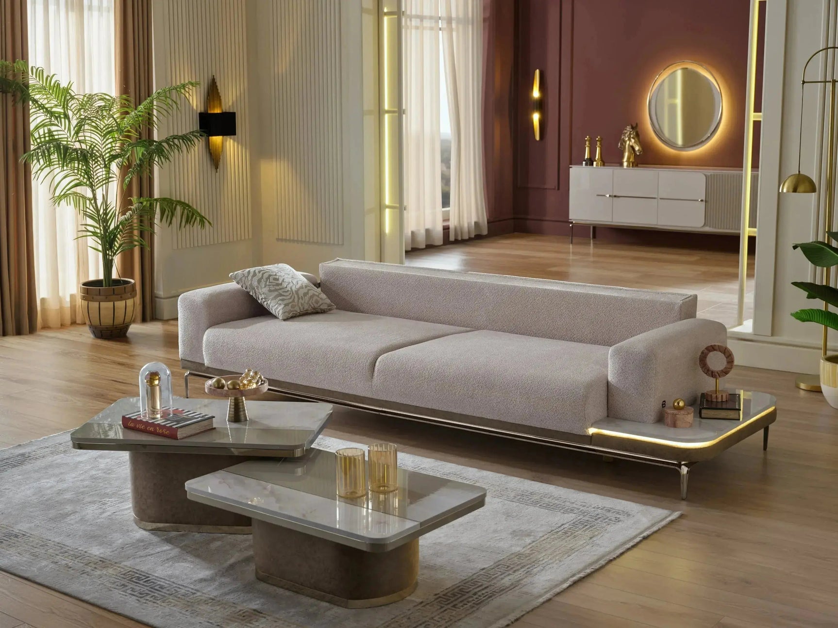 Estella Mondero Cream Right Facing Sofa - Ornate Home