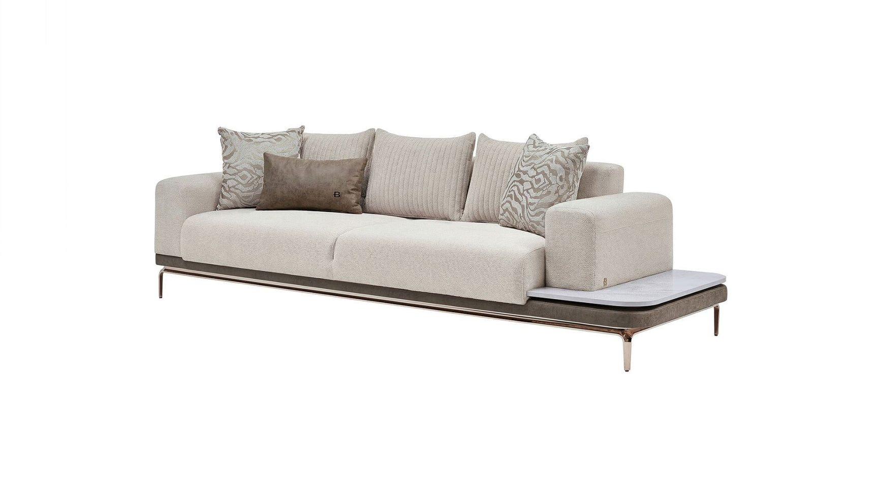 Estella Mondero Cream Right Facing Sofa - Ornate Home
