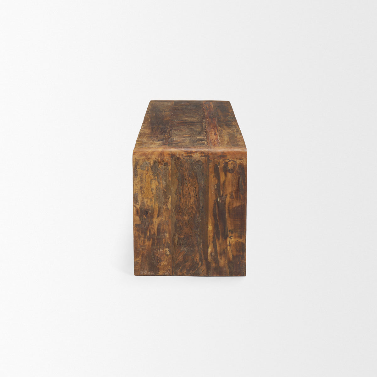 Estelle Brown Rustic Reclaimed Wood Bench - Ornate Home