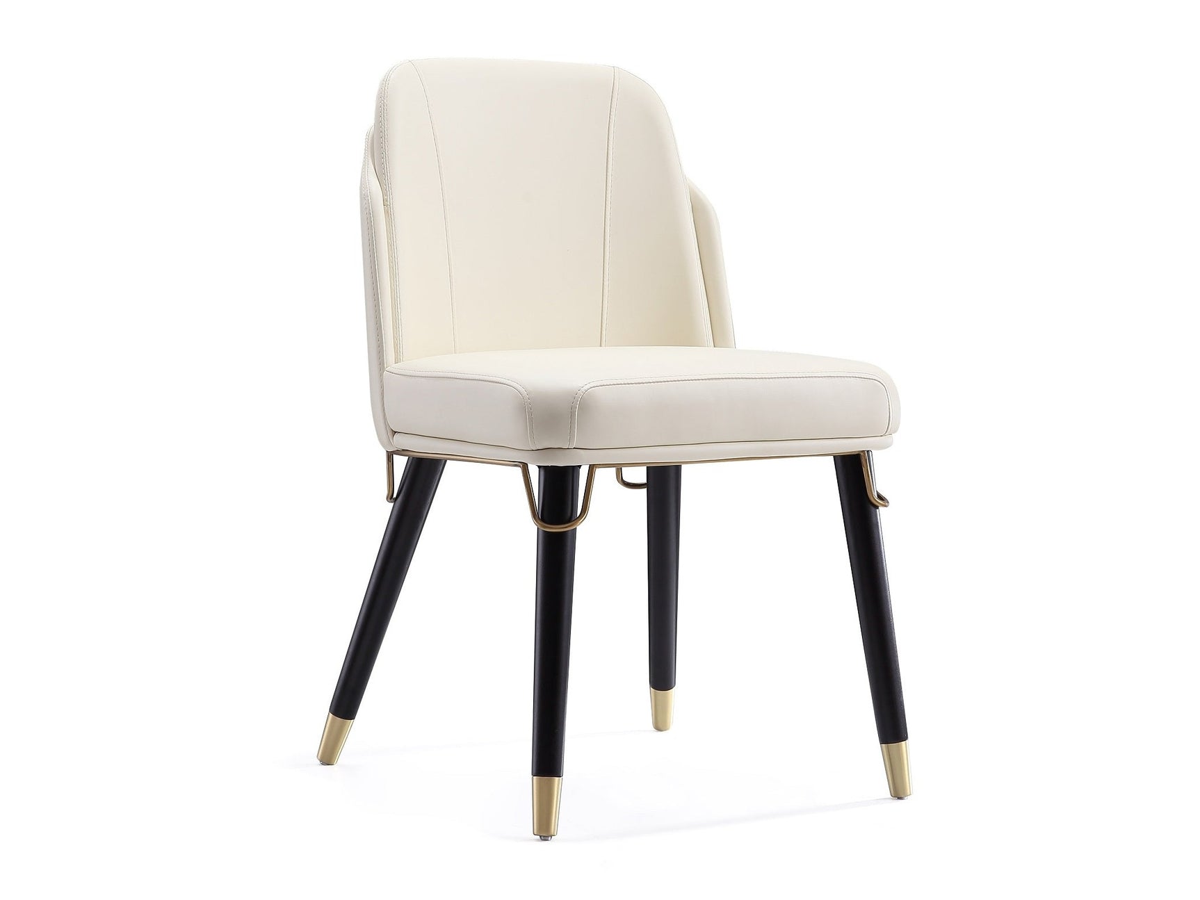 Estelle Dining Chair in Cream and Black - Ornate Home