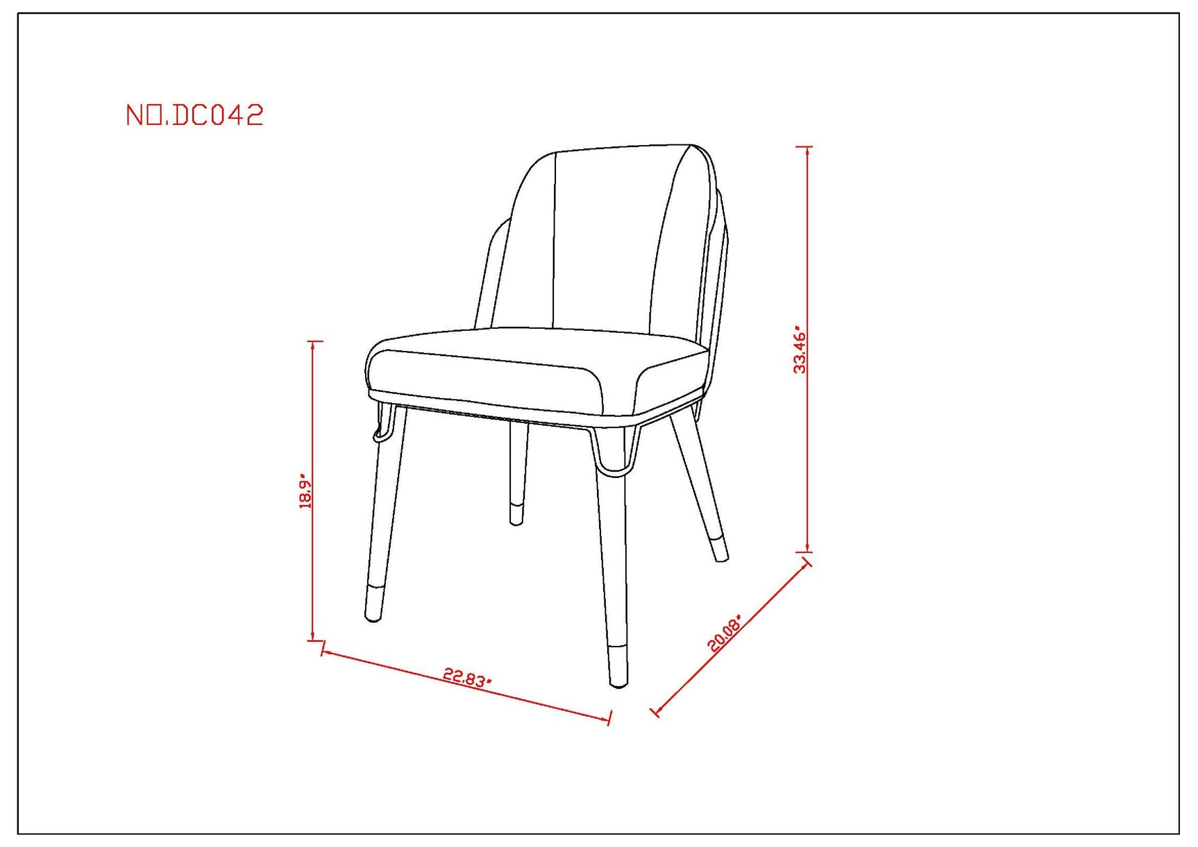 Estelle Dining Chair in Pebble and Black - Ornate Home
