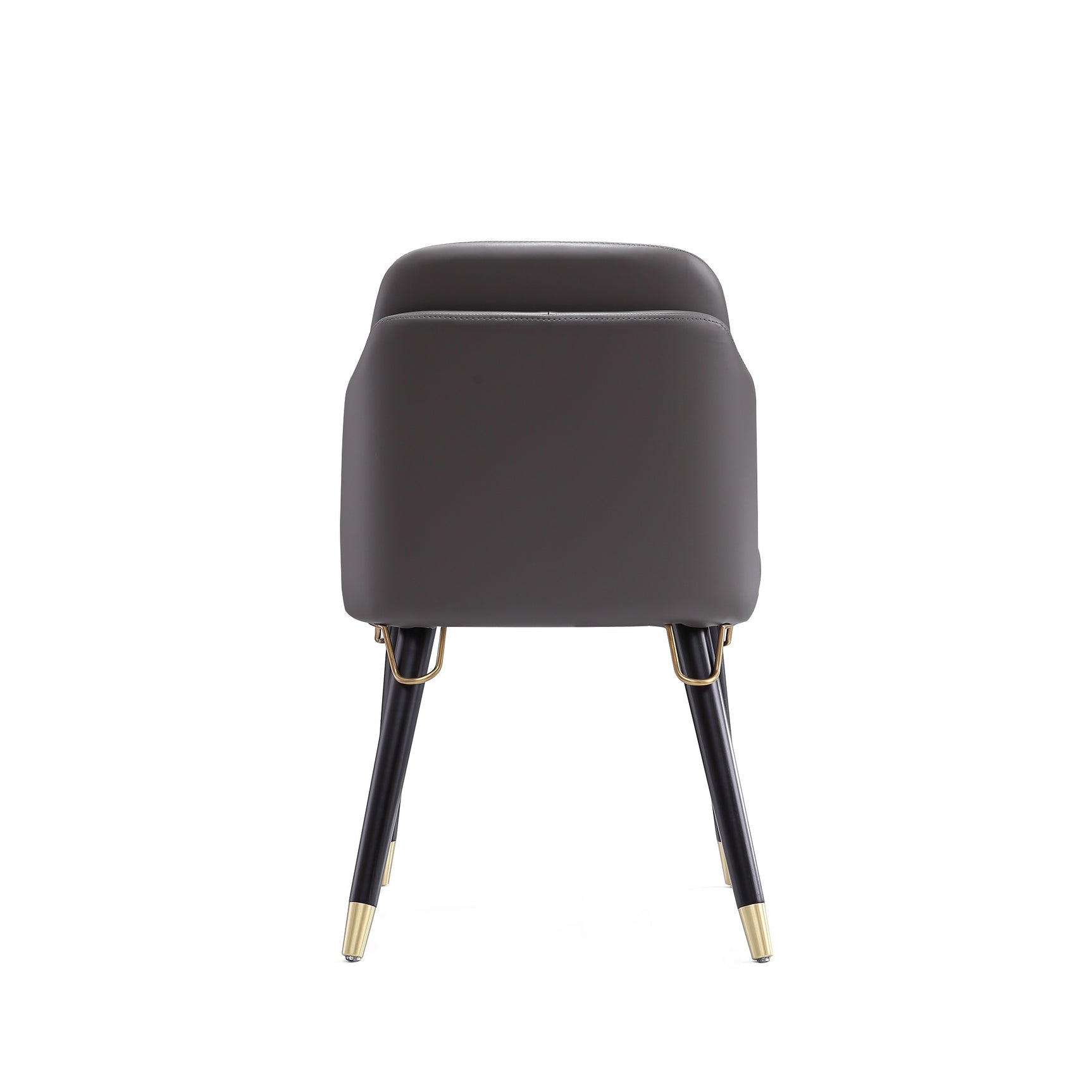 Estelle Dining Chair in Pebble and Black (set of 2) - Ornate Home