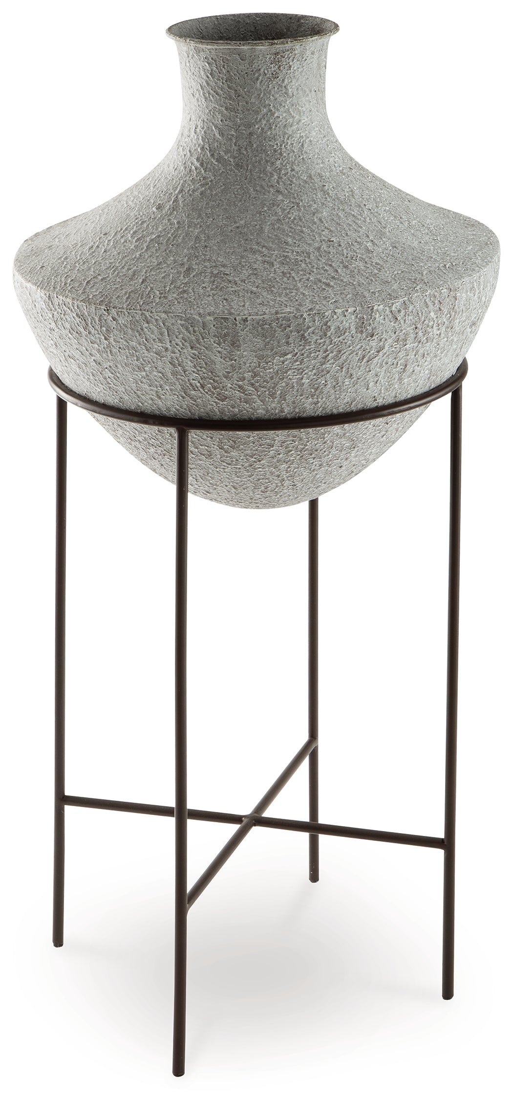 Estonbank Distressed Cream Vase 35" - Ornate Home