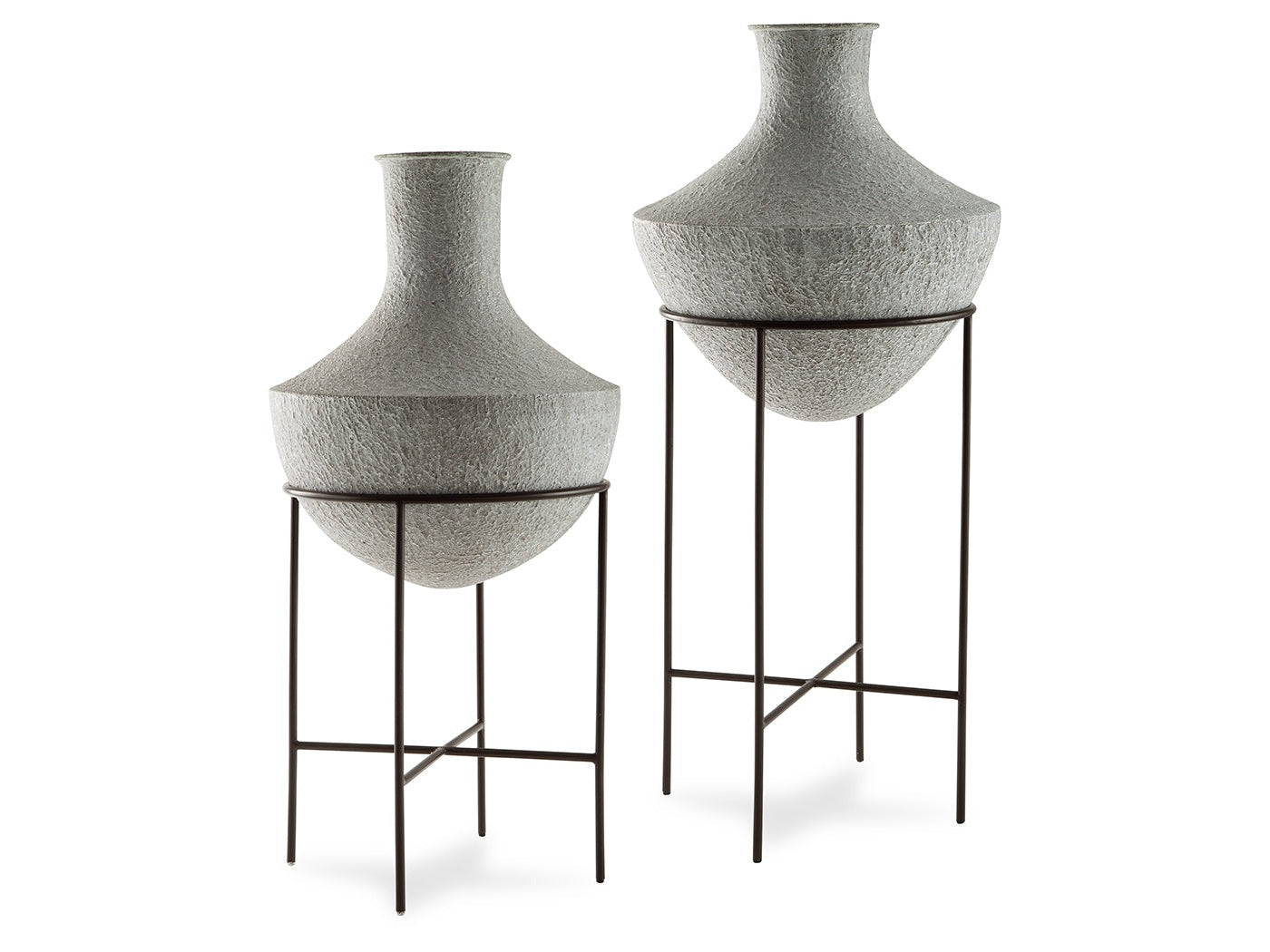 Estonbank Distressed Cream Vase Set - A2000747A1 - Ornate Home