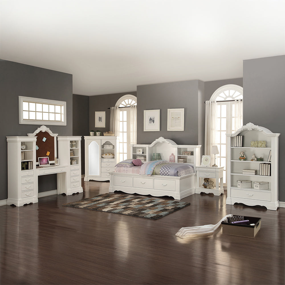 Estrella Youth Daybed w/Storage in White - Ornate Home