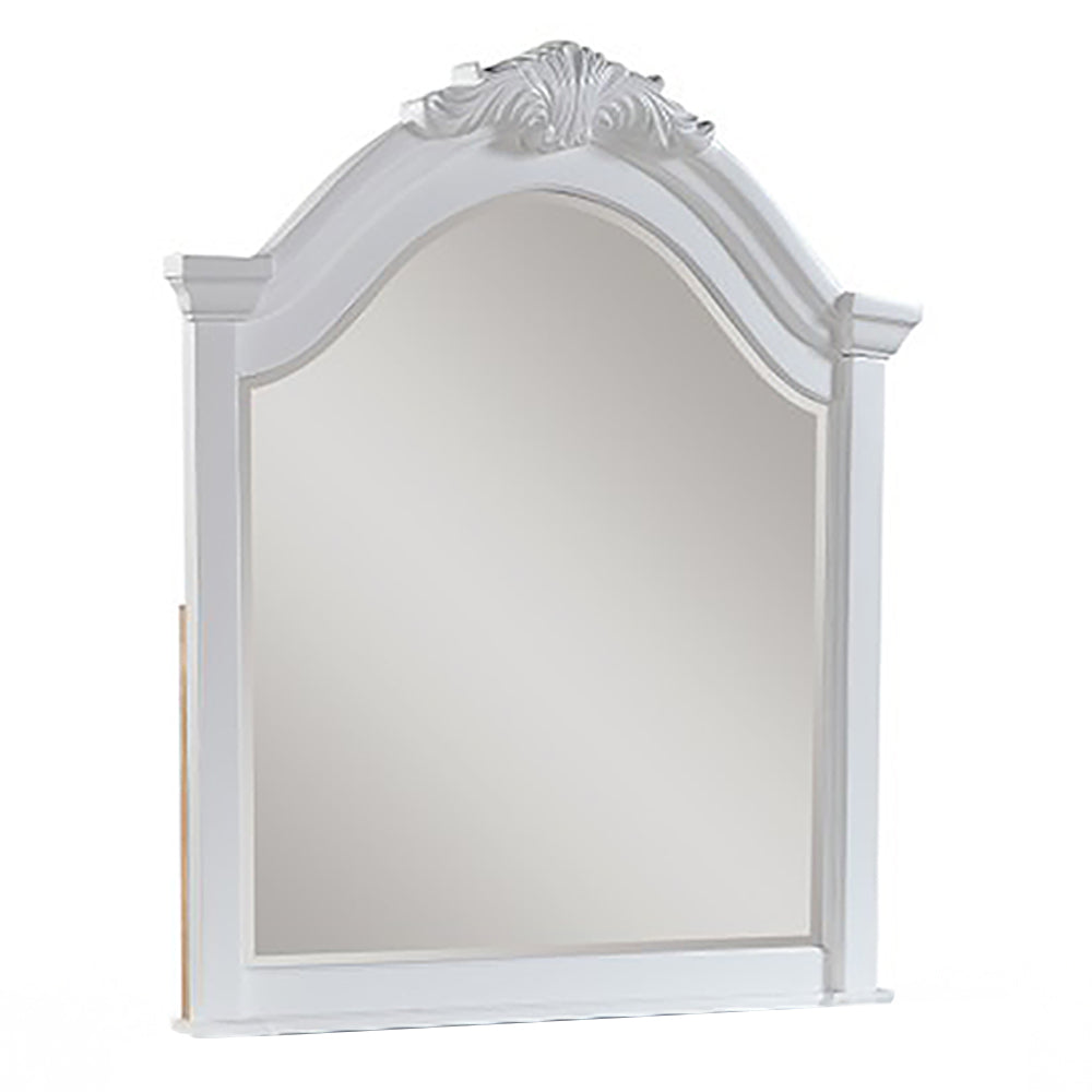 Estrella Youth Dresser Mirror in White - Ornate Home