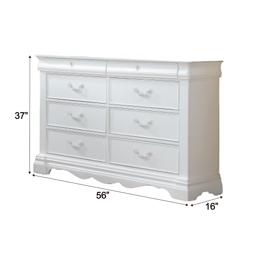 Estrella Youth Dresser in White - Ornate Home