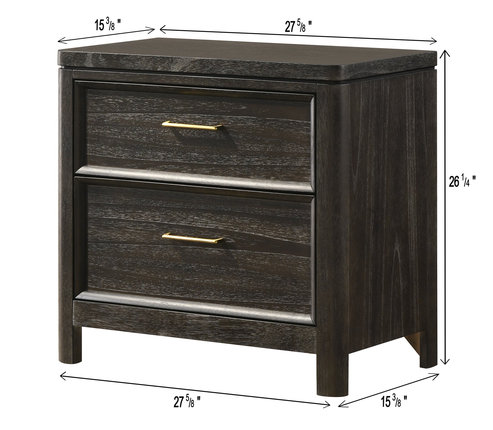 Ethel Dark Brown Panel Bedroom Set - Ornate Home