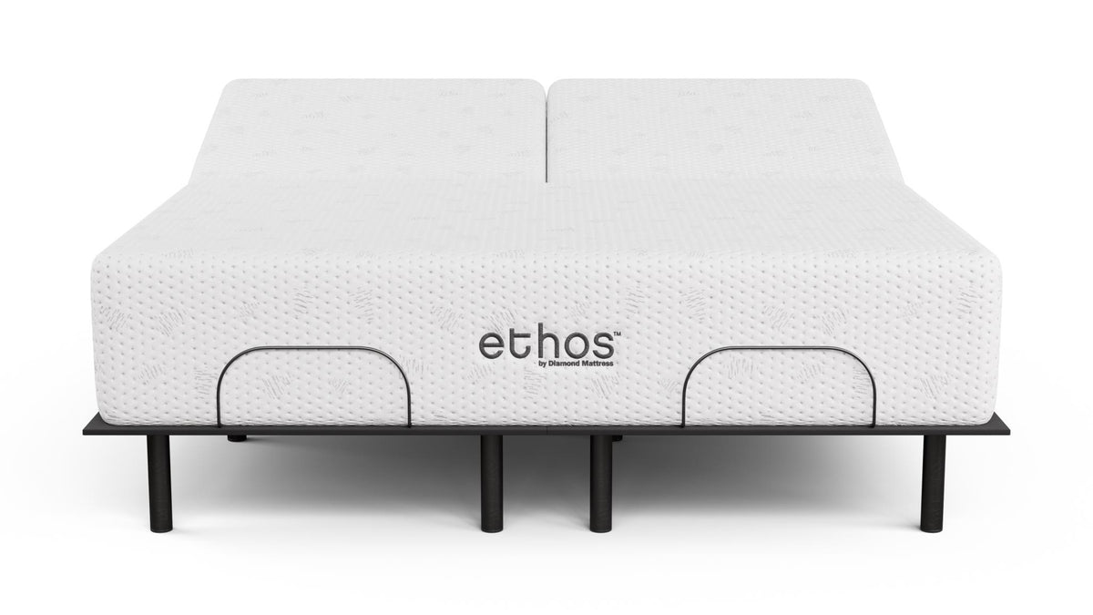 Ethos Avani 2.0 10" Medium White Wrap Split Head King Mattress - Ornate Home