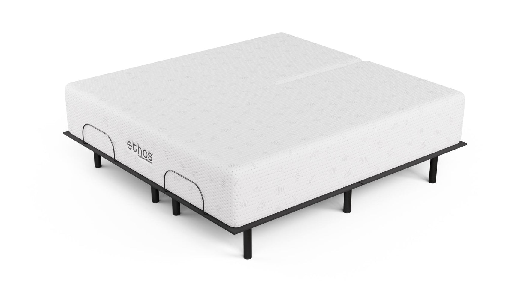 Ethos Avani 2.0 10" Medium White Wrap Split Head California King Mattress - Ornate Home