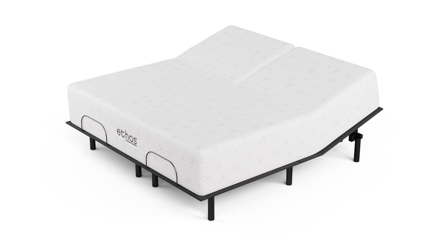 Ethos Avani 2.0 10" Medium White Wrap Split Head California King Mattress - Ornate Home